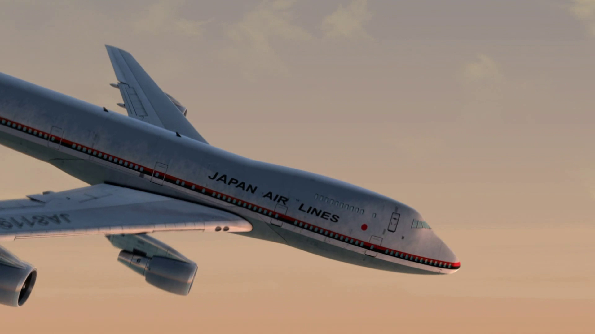 Jumbo-Jet außer Kontrolle