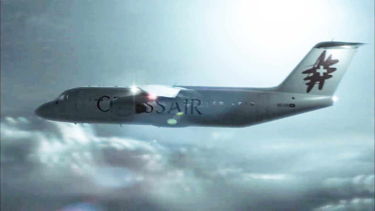 Absturz über Zürich