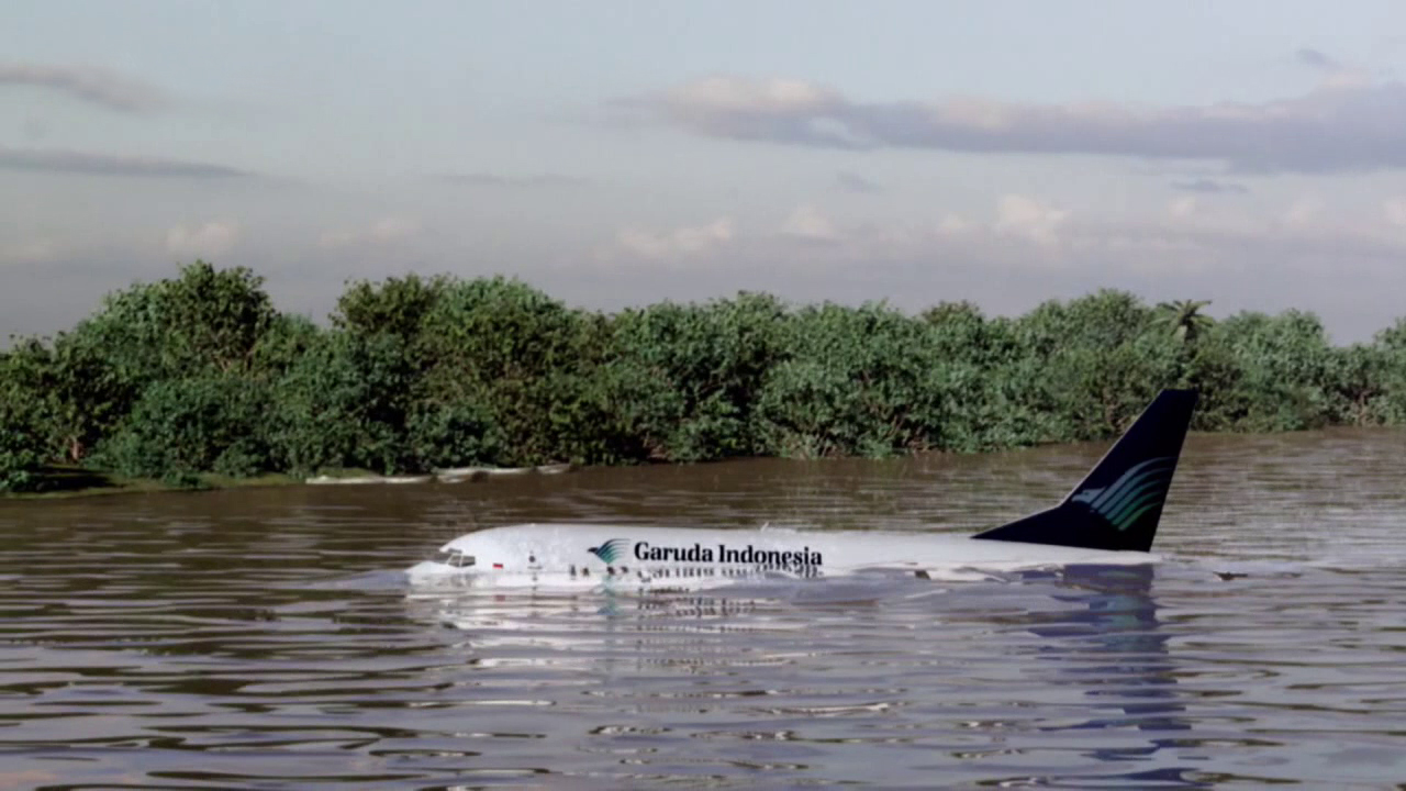 Landung auf dem Fluss